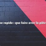 Réponse rapide : que faire avec la pâte à pain